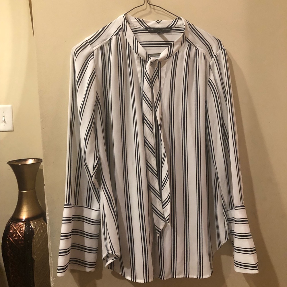 White House black Market Striped blouse